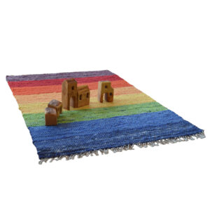 Spielteppich - Regenbogen groß