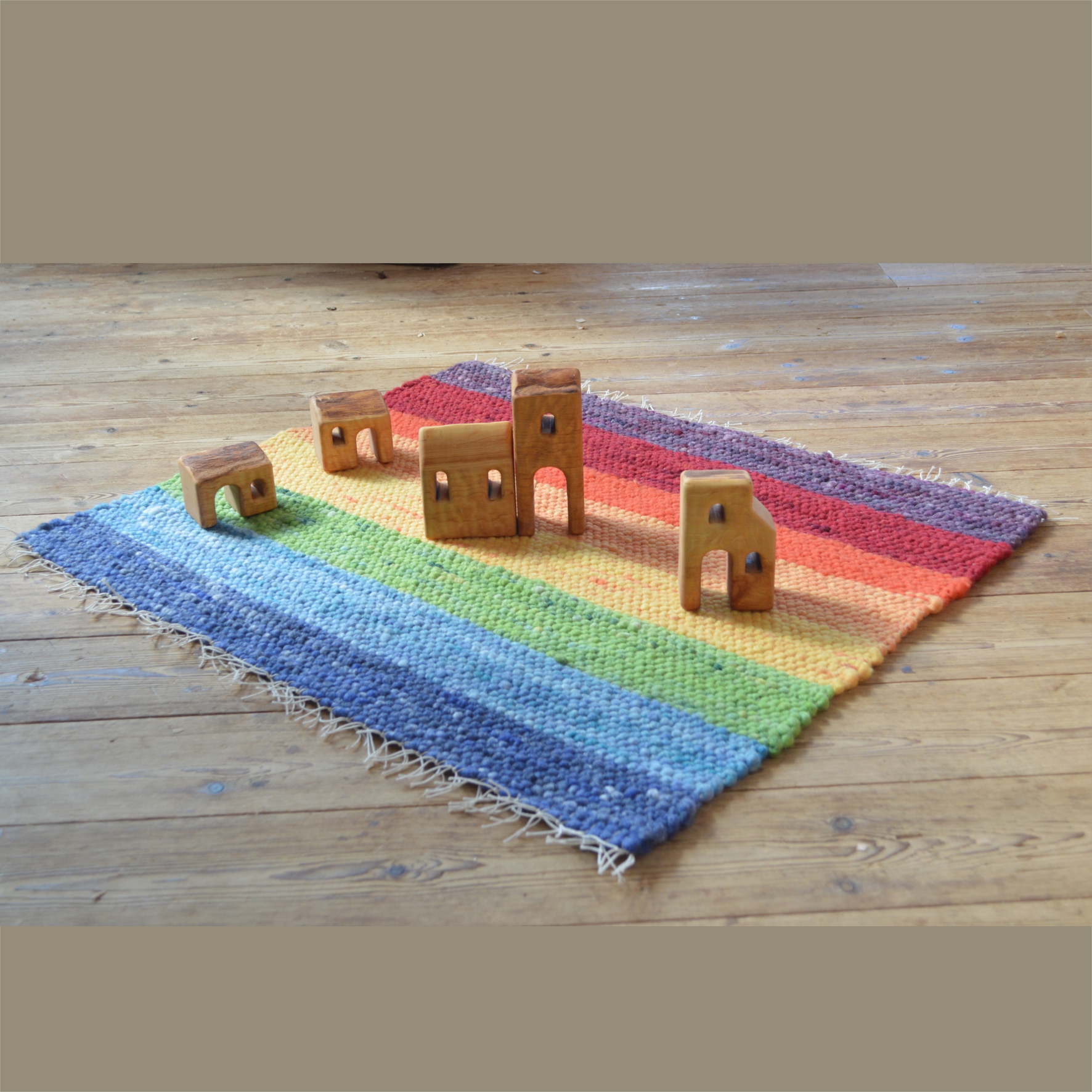 Spielteppich - Regenbogen klein – Bild 3